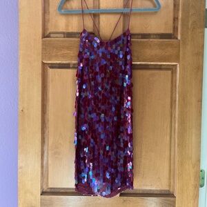 Free People Mini Sequin Dress
